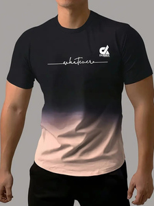 Factory Wholesale Custom Men's <b>Ringer</b> <b>T</b>-<b>Shirt</b> Front Quick Dry Premium Quality Breathable Casual New Design OEM ODM Bulk Order - Product Image 4