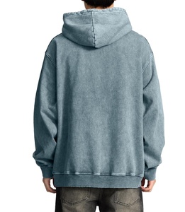 Sudadera con capucha de forro polar de alta calidad de 400 g/m², personalizada con logotipo, para hombre, a la moda. - Product Image 2