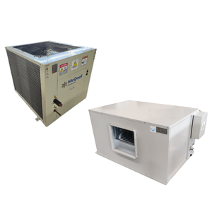 เครื่องปรับอากาศแบบขยายตัวโดยตรงแรงดันสูง ราคาโรงงาน พร้อมคอมเพรสเซอร์แบบแฟนคอยล์ยูนิต DC  ครีบอะลูมิเนียมแบบสลิต สำหรับใช้ในที่อยู่อาศัย - Product Image 2