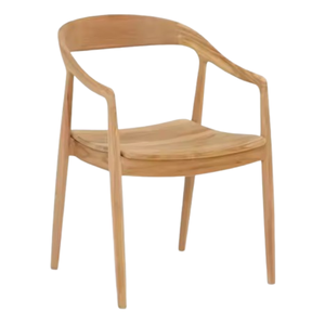 Chaise de salle à manger en teck avec bras chaise en bois pour salle à manger utiliser meilleure qualité en gros - Product Image 2