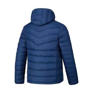 Chaqueta Acolchada para Hombre con Capucha y Forro de Piel Sintética, Ecológica, Cortavientos, Cuello Alto, de Poliéster y Algodón, Estilo Casual, Teñido Liso - Product Image 6