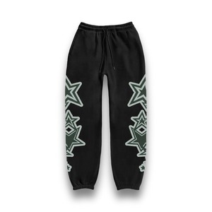 Conjunto de Sudadera y Pantalones de Algodón de Alta Calidad para Hombre, Personalizado, Oversize, con Capucha y Cremallera, Pantalones Acampanados, Chándal de Invierno con Lavado Ácido - Product Image 2