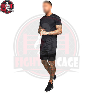 Ensemble de chemises d'été à manches courtes en tricot uni noir de haute qualité, design unique et doux, best-seller - Product Image 4