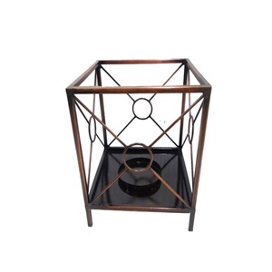 Sculpture décorative de table bohème faite à la main, écologique, oiseaux en fer sur un arbre, design personnalisé, objet décoratif en aluminium - Product Image 2