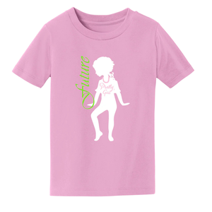 Camiseta Pink Future Pretty Girl AKA para jóvenes, de algodón, manga corta, cuello redondo, gráfico, informal, suave y cómoda para niños - Product Image 1