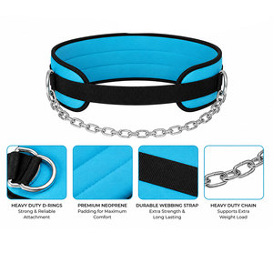 Ceinture de protection professionnelle unisexe en néoprène rembourré durable 10 mm, réglable et robuste, pour entraînement avec poids corporel en salle de sport - Product Image 2