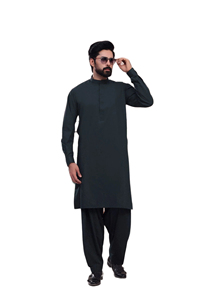 Luxury Cotton Salwar <b>Kameez</b> for <b>Men</b> | Premium Modern Design All Seasons Wear for Weddings Cultural Events & Party - Product Image 6