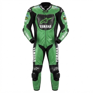 Traje de Carreras MotoCP Personalizado para Hombre, Premium, de Una Pieza, para Pista, con Protectores y Deslizadores, Mono/Traje OEM con Certificación CE - Product Image 1