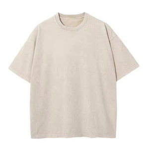 T-shirts décontractés pour hommes de haute qualité OEM, 100% coton, dernières tendances, col rond, manches courtes, motif uni, tissu tricoté - Product Image 1