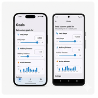 Application de comptage des pas Royalcraft – Podomètre, suivi des calories, distance parcourue, suivi des activités physiques