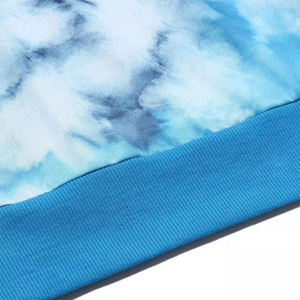 Men's Tie-Dye Crew Neck Pullover Long Sleeve Slim Fit Sweatshirt Casual Summer Wear High Quality Custom Design Sweatshirts - Product Image 5