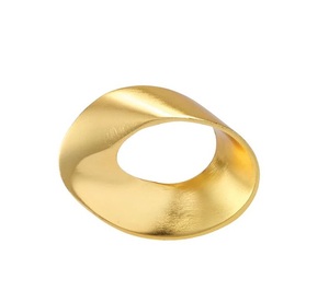 Anillo de Servilleta Decorativo de Aluminio Premium para Banquetes de Boda, Restaurantes de Lujo, Cenas Familiares e Interiores de Comedores Elegantes - Product Image 1