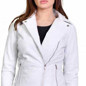 Chaqueta de Cuero para Mujer, Diseño Personalizado, Color Sólido, Transpirable, en Oferta, Precio Razonable - Product Image 4