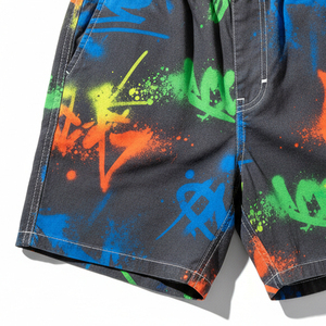 Shorts Métalliques Brillants pour Femme – Tenue de Festival Rave – Short Taille Haute Sexy pour Soirée – Short Laser Holographique - Product Image 5