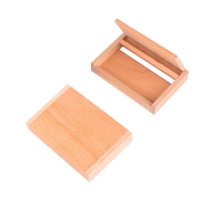 Porte-cartes de visite en bois, 100% écologique, étui pour cartes de visite en bois, cadeau personnalisé unique, étui pour cartes
