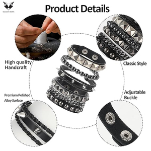 Best Supplier With Own Logo New Arrival OEM ODM Service Customized Made Newest Trendy Premium Quality Fashion Wrist <b>Accessories</b> - Product Image 3