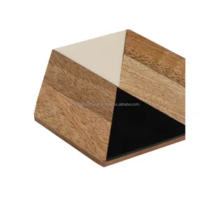 แผ่นรองแก้วทรงหกเหลี่ยม Casglow Heritage Premium Modern ทำจากอีพ็อกซี่เรซิ่น เป็นมิตรกับสิ่งแวดล้อม ขนาด 300 มม. ล้างทำความสะอาดได้ เหมาะสำหรับใช้ในครัว - Product Image 4