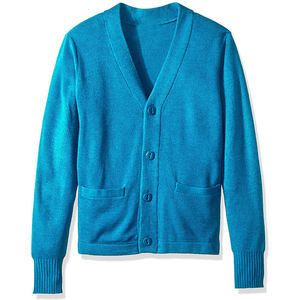 Wholesale Winter <b>Cardigan</b> <b>Varsity</b> Sweater Custom Embroidery Knit Sorority University College Unisex Covered Button Thick Front - Product Image 5