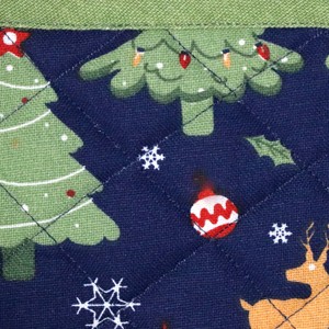 Nouvelle collection de Noël, magnifiques motifs imprimés, gants de four 100% coton pour la cuisine, 100% OEM, bonne qualité. - Product Image 4
