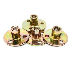 Nhà máy mạ kẽm chất lượng cao đồ nội thất t <span class=keywords><strong>Nut</strong></span> ốc vít thép carbon leo núi <span class=keywords><strong>Brad</strong></span> lỗ t Hạt - Product Image 6