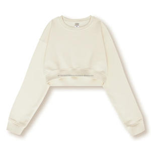 Custom <b>Men's</b> Winter Embroidered <b>Crop</b> <b>Top</b> Pullover Hoodie Casual Oversize Hoodies & Sweatshirts - Product Image 1