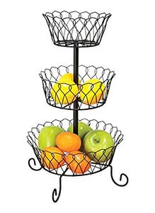 Cesta de frutas elegante de hierro de gran calidad a un precio razonable para almacenar frutas frescas, decoración de mesa de comedor, organizador. - Product Image 5