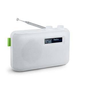 ODM Vintage Look FM PLL Radio portátil 20 estaciones preestablecidas RDS Altavoz incorporado 2 bandas AC DC Operado Pantalla LCD negativa - Product Image 1