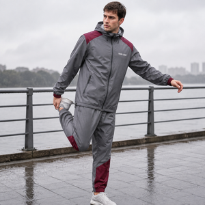 Chaqueta Deportiva Cortavientos Unisex, Transpirable, con Forro de Malla, Puños Elásticos, Cierre con Cordón, Logotipo Personalizado, Capucha, Impermeable, Color Sólido - Product Image 5