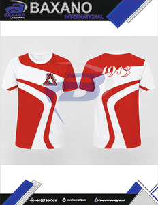 เดลต้า |   ซิกมา |   ธีต้า โซโรริตี้เสื้อยืดพิมพ์ลายเรขาคณิตสีแดงขาวสำหรับผู้ชาย แขนสั้น ทรงปกติ ผ้าฝ้าย 100% ระบายอากาศได้ดี DST เสื้อยืด - Product Image 6