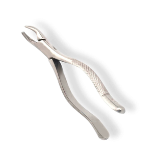 Forceps d'extraction dentaire # Instrument d'extraction manuel des molaires supérieures en acier inoxydable chirurgical 18D, poignée ergonomique, CE - Product Image 3
