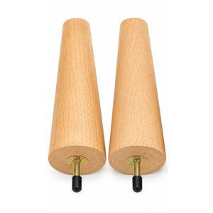 Patas de Muebles de Madera Maciza Resistentes, Elegantes Patas de Sofá de Madera Dura para Muebles Residenciales, Comerciales, de Hotel y Villa - Product Image 1