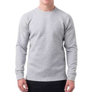 Custom Men 100% Cotton Crewneck Sweatshirt Oversize Plain Blank Pullover Sweater Fleece Manufacturer Sweatshirts for Men - Product Image 4