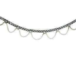 Beautiful Pattern Work Indian Style 925 Sterling <b>Silver</b> Chain Dangle <b>Belt</b> Elegant Waist Accessory Jewellery for <b>Women</b> and Girls - Product Image 2