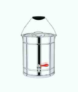 PREMIUM COMMERCIAL STAINLESS STEEL HOTPOT 30 LITER EXTRA LARGE INSULATED FOOD WARMER HEAVY GAUGE DURABLE HEAT RESISTANT WASHABLE - Product Image 1