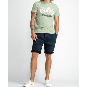 Camiseta Deportiva de Compresión para Hombre, 100% Algodón, de Alta Calidad, Elástica, de Secado Rápido, Corte Regular, para Gimnasio y Running, con Logotipo Personalizado - Product Image 3