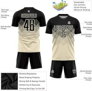 Dernier design, uniforme de football 100% polyester, nouveau style, qualité professionnelle supérieure pour adultes, couleur personnalisée, séchage rapide, logo personnalisé - Product Image 3