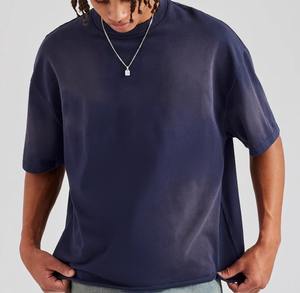 Camiseta OEM Personalizada con Hombros Caídos y Estampado 3D, Estilo Hip Hop Unisex, Impresión de Letras, Algodón Ligero, Jersey Orgánico, Camisetas para Hombre - Product Image 6