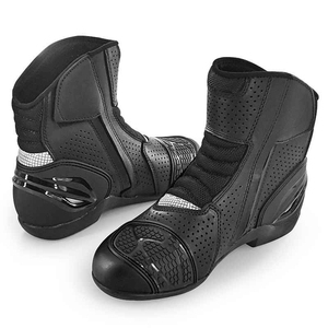 Bottes de motocross de qualité supérieure, en cuir durable, design protecteur, ajustement confortable, idéales pour la course et l'utilisation hors route. - Product Image 4