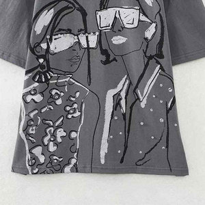 Slim Fit Crew Neck <b>Women's</b> Solid Color Spandex/Polyester Breathable Eco-Friendly <b>T</b>-<b>Shirt</b> with Custom Print <b>Funny</b> Design - Product Image 4