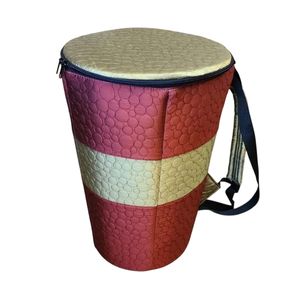 Mochila para tambor Djembe, bolsa de transporte de 8 pulgadas de diámetro x 10,63 pulgadas de longitud, bolsa multicolor para tambores - Product Image 6