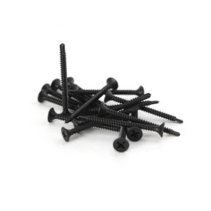 Tornillo para paneles de yeso de acero inoxidable PDC Modelo 9, Clase 8.8, con punta de perforación estándar, autorroscante, cabeza de platillo, recubierto de fosfato - Product Image 4