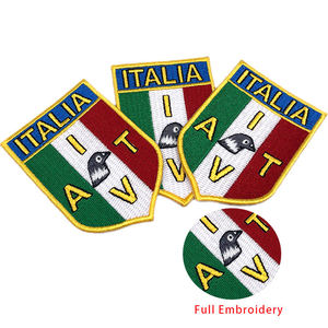 OEM 2026 – Nouveaux patchs brodés personnalisés en gros avec logo, badges thermocollants en tissu pour vêtements - Product Image 4