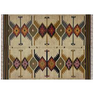 Alfombras Kilim de Yute y Lana Tejidas a Mano, Elegantes y Lavables, para Sala de Estar, Dormitorio y Estudio - Product Image 3