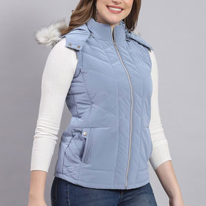 Chaleco Acolchado de Moda para Mujer, Color Sólido, Estilo Urbano, Nuevo y en Oferta - Product Image 3