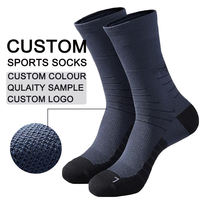 Logo personnalisé Chaussettes de sport athlétique Chaussettes sans quantité minimale de commande avec votre propre conception Ch
