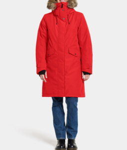 Chaqueta Parka de Invierno para Mujer, Cómoda, Ligera, Transpirable, Ecológica, Resistente al Viento, con Ribete de Piel, Forro de Lana/Lino - Product Image 6