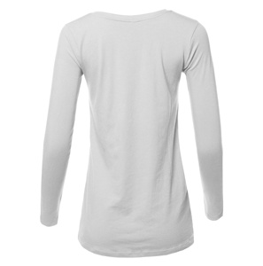 Soldes d'été 2026 : T-shirts pour femmes à manches longues et col en V, style personnalisé, chemises de sport pour femmes, chemises de gym pour dames - Product Image 3