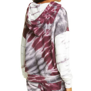 Vêtement surdimensionné avec motif Tie-Dye, manches longues, coupe ample confortable, matière polaire douce pour un confort optimal 2026 - Product Image 2