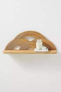 Airplane Design Rattan wall-mounted <b>shelf</b> for kids Woven Floating Storage Rack Boho Nursery Wall Decor Storage Display <b>Shelf</b> <b>Box</b> - Product Image 3
