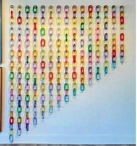 Cadena de Eslabones de Resina, Elementos Artísticos de Fundición, Forma Irregular, Decoración del Hogar, Escultura Decorativa de Pared, Piezas Coleccionables - Product Image 6